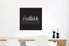 MuchoWow® Poster Skyline "Barcelona" weiß auf schwarz 50x50 Produktbild-Vorschau 5