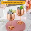 Verre à vin en acier inoxydable Ensemble de 2 verres Voir les images du produit 9