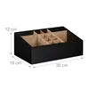 Relaxdays Schreibtisch Organizer, 12 Fächer, verstellbar, Produktbild-Vorschau 4