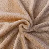 Mikroplüschdecke mit Muster BREEZE, beige Maße: 200 x 220 Produktbild-Vorschau 3