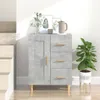 vidaXL Príborník betón sivý 69,5x34x90 cm odvodený výrobok Náhľad obrázku produktu 1