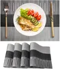 4er Set Platzset,rutschfest Abwaschbar Tischsets PVC Produktbild-Vorschau 1