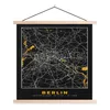 MuchoWow® Textilposter Berlin - Deutschland - Karte - Produktbild-Vorschau 1
