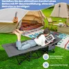 COSTWAY Lit de camp pliable avec sac de transport & poche Voir les images du produit 4