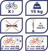 3x Fahrradträger/Dachfahrradträger/Fahrradhalter SAGITTAR Produktbild-Vorschau 3