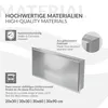 LuxeBath Wandnische aus Edelstahl, 60x30x10 cm, Silber, Produktbild-Vorschau 5
