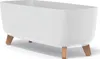 nabbi Donica plastikowa na nóżkach DGCL600 58 cm - biała Podgląd zdjęcia produktu 1