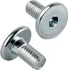 Flachkopfschrauben M6 Möbelschrauben Möbelverbinder 12mm Produktbild-Vorschau 1