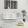 vidaXL TV-Schrank Hochglanz-Weiß 120x30x30 cm Holzwerkstoff Produktbild-Vorschau 2
