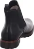 A black leather Chelsea boot shown from the back-right side. Produktbild-Vorschau