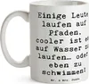 Mr. & Mrs. Panda Kaffeetasse Spruch Schwimmen Pfade - Weiß Produktbild-Vorschau 3