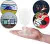 com-four® 16x Mehrweg Weinkelch - transparente, stapelbare Produktbild-Vorschau 3