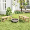 Panchina da giardino COSTWAY resistente alle intemperie, Anteprima dell’immagine prodotto 7