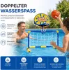 Gioco 2 in 1 per bambini e adulti: canestro da basket e Anteprima dell’immagine prodotto 3