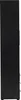 A side view of a tall, narrow black cabinet or display unit. Produktbild-Vorschau
