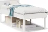 vidaXL Massivholzbett ohne Matratze Weiß 90x190 cm Produktbild-Vorschau 1