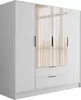 ALTDECOR  Kleiderschrank mit Spiegel und Flügeltüren, Produktbild-Vorschau 2
