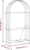 vidaXL Přístřešek na palivové dřevo zelený 120x45x210 cm Náhled obrázku produktu 7