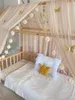 Hausbett Himmel Betthimmel beige für Kinderbett Produktbild-Vorschau 2