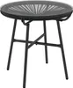 Gartentisch Boho-Stil Outdoor Beistelltisch, PE-Rattan, Produktbild-Vorschau 1