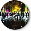 Wanduhr - Rund - Glasuhr - Disco Musik Tanz Spaß - 30x30cm Produktbild-Vorschau 1