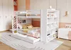 Letto a castello Sweiko 90x200 cm, scala di sicurezza con Anteprima dell’immagine prodotto 6