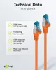 goobay Câble patch Cat 6a S/FTP PIMF orange 3 m Voir les images du produit 7