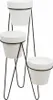 Blumenständer, Dreifaches Blumenbeet Modern Metall, Loft, Produktbild-Vorschau 5