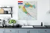 OneMillionCanvasses® - Obraz na plátně - Podrobná mapa Náhled obrázku produktu 4