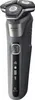 A studio shot of a black and gray electric shaver. Náhled obrázku produktu