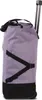 A side view of a purple rolling duffel bag with black accents and a telescoping handle. Náhľad obrázku produktu