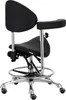 Tabouret cosmétique de coiffeur selle avec dossier et Voir les images du produit 7
