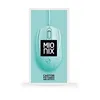A light blue background with a white computer mouse and a black logo on it. Produktbild-Vorschau