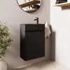 LOMAZOO szafka WC MALIBU 40 × 22 × 60 cm, czarny mat Podgląd zdjęcia produktu 2