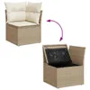 The Living Store 10-tlg. Garten-Sofagarnitur mit Kissen Produktbild-Vorschau 10