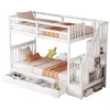 OKWISH Lit Superposé 90x200 cm - Lit Enfant Avec Étagère Voir les images du produit 10
