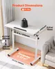 Scrivania regolabile in altezza VEVOR, dimensioni 810x410 Anteprima dell’immagine prodotto 2