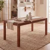 FineBuy Tavolo da pranzo 140 cm in legno massello di Anteprima dell’immagine prodotto 1