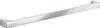 A silver-colored towel bar on a white background. Produktbild-Vorschau