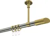 Interdeco Gardinenstange / Vorhangstange Edelstahl-Optik / Produktbild-Vorschau 1