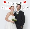 Girlanda baner i love you czerwone serce walentynki Podgląd zdjęcia produktu 7
