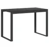 vidaXL Počítačový stůl černý 110x60x73 cm Dřevěný materiál Náhled obrázku produktu 1