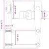 Mini Schiebetürbeschlag Set für Schranktüren 122 cm Produktbild-Vorschau 10