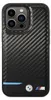 BMW Leder Carbon Blue Line - iPhone 13 Pro Max Hülle Produktbild-Vorschau 3