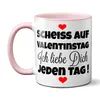 TassenKing Tasse - Scheiss auf Valentinstag. Ich liebe dich Produktbild-Vorschau 2