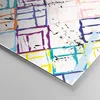 Bilder auf glas - Abstraktion modern - 40x40cm - Glasbilder Produktbild-Vorschau 5