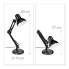 Relaxdays Retro Schreibtischlampe, Gelenk-Arm, schwenkbar, Produktbild-Vorschau 4