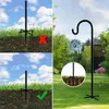 Blumenampel, Gartenständer, zum Einschlagen, 80 cm, für Produktbild-Vorschau 8