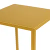 A close-up view of the top surface and legs of a gold plant stand. Produktbild-Vorschau
