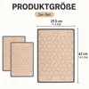 Silikon Backmatte 2er Set 42x29,5cm Backunterlage Antihaft Produktbild-Vorschau 2